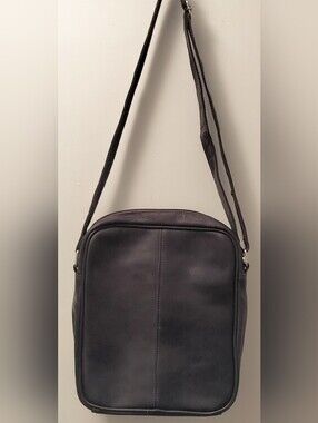 Chocolate Brown Leather Crossbody Bag - Classic Women's Shoulder Bag